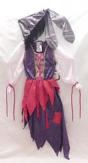 Girls Gypsy Pirate Ragamuffin Halloween Dress Costume NEW S 4   6