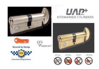   UAP+Thumb Turn KEYED ALIKE Euro Cylinder Lock anti bump,anti snap