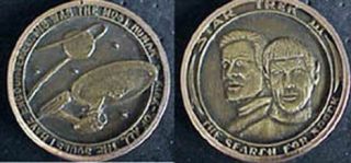 Vintage Star Trek III:Search for Spock Commemorative Coin/Medal