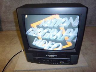 TOSHIBA 13 TV/VCR COMBO SERVICED BY GODAR ELECTRONICS TV VCR COMBO 