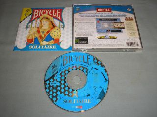 Bicycle Solitaire PC Computer CD Game VERY RARE Multi Player 