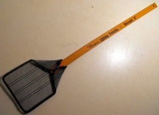Vintage Thompson Lightning Protection Advertising Fly Swatter York PA 