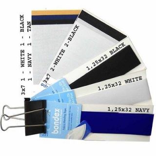 NO SEW IRON ON FABRIC MENDING TAPE BONDEX REPAIR PATCHES SELECT COLOR