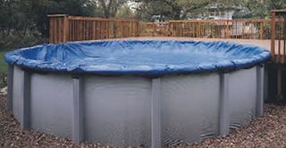 Winter Pool Cover Above Ground 24 Ft Round Arctic Armor 8 Yr Warranty