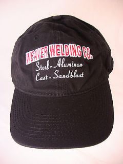 Weaver Welding Co Ball Cap Black Cotton Ironic Baseball Hat Tel Number 