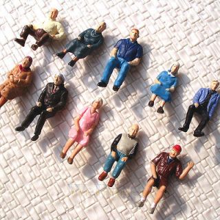 30 pcs All Seated Figures O scale 148 Painted People