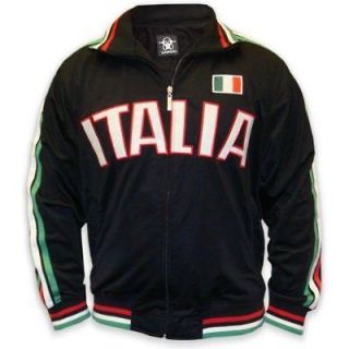 Italia Soccer Track Jacket World Cup Italy Italian Mens