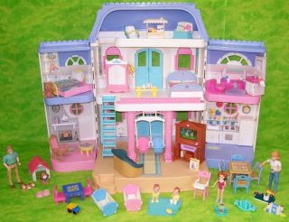 Fisher Price Loving Family Dollhouse Doll house Loaded Twins Sounds 