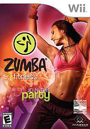 Zumba Fitness Join The Party WII 2010 Fitness Belt Included NEW IN BOX