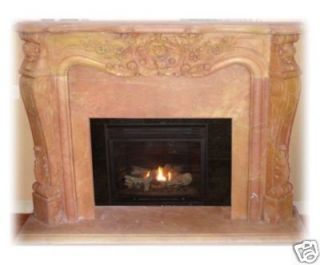 Marble Mantel    Hand Carved Fireplace Mantle