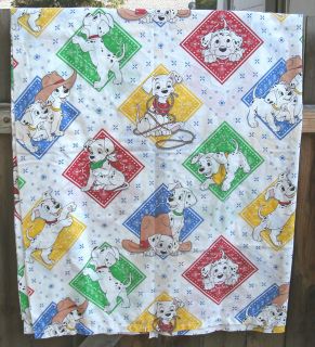 Collectible 101 Dalmatians Childrens Bedding   Twin Flat Sheet