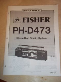 Fisher stereo system in TV, Video & Home Audio