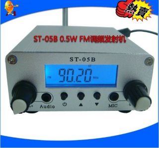 5w fm transmitter broadcast mini Radio Station silver