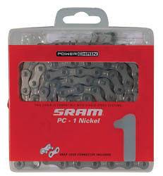 SRAM PC 1 BICYCLE SINGLE SPEED FIXED GEAR CHAIN BLACK