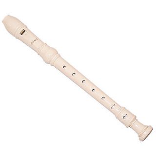 Holes Woodnote Ivory Soprano Recorder Flute   Baroque