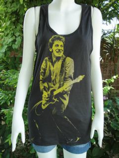 Bruce Springsteen Classic Folk Rock Tank Top Vest T Shirt S M L