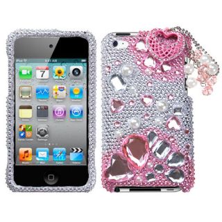 Pink Romance Regular 3D Bling case APPLE iPod touch 4th generation