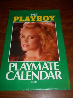 vintage PLAYBOY twelve month calendar 1983 pin up girl w/ mailer 