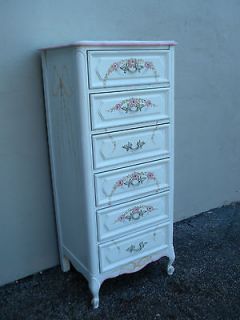 FRENCH HAND PAINTED LINGERIE CHEST BY HENRY LINK #2715