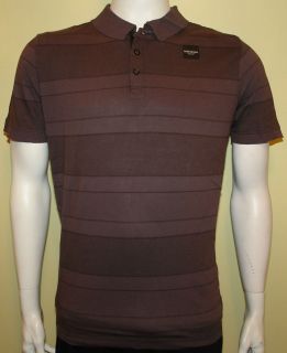 Mens G Star Raw 3301 NEW DESIGN FINLEY Grey Striped Polo T Shirt Extra 