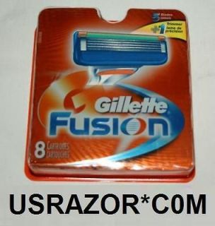 Gillette FUSION Razor Blades Cartridges Refills Shaver USA New 100% 