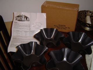 lot PERFECT Tortilla TACO SALAD SHELL BOWL maker baking mold pan AS 