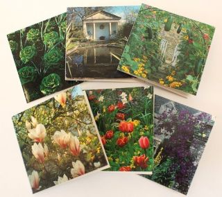 SAME DESIGN MINI SMALL GREETINGS CARDS/Blank/Garden/Flowers/Barnsely 