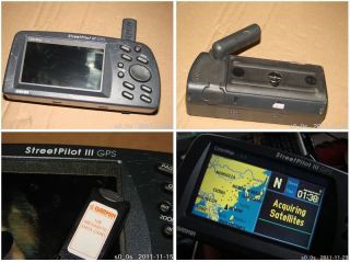 Classic Garmin StreetPilot III Portable GPS Navigator+(128​MB DATA 
