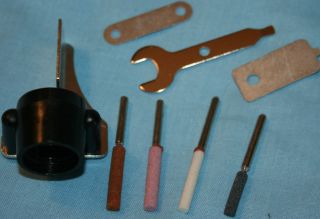   SHARPENING KIT chain saw sharpener guide bar use w/ ROTARY TOOL 4