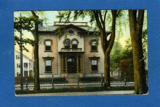B002 POSTCARD, SALEM, MASS. NOW AND THEN CLUB HOUSE