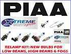PIAA XTREME WHITE LIGHT BULB REPLACEMENT KIT FITS 05 11 ACURA RL