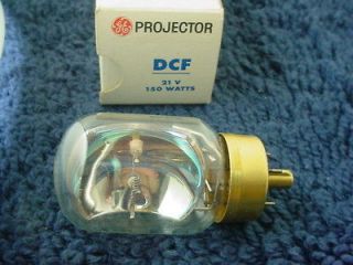 DCF GE GENERAL ELECTRIC 21 VOLT 150 WATT PROJECTOR LAMP BULB