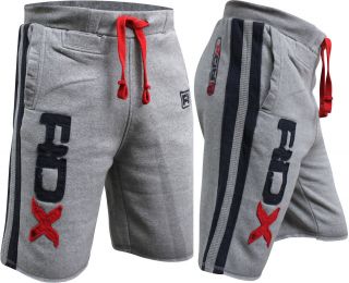 RDX Fight ME Fleece Shorts UFC MMA Gym Bottoms Mens Sports Gym Pants 
