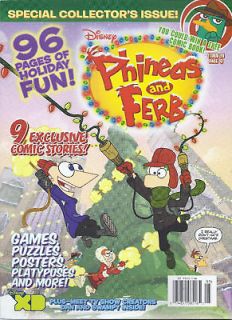  PHINEAS AND FERB MAGAZINE COMICS PUZZLES GAMES PLATYPUSES POSTERS