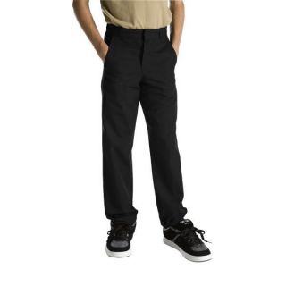 Dickies Boys Flat Front School Uniform Pant in Regular and Slim Sizes 
