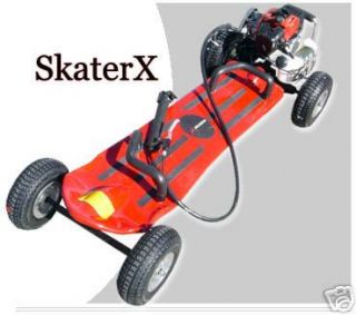 Gas powered Mountain Board motor skateboard 49cc motorized ScooterX 