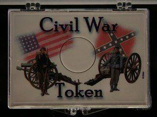 Civil War Generals & Civil War Soldiers   Token 2X3 Snap Lock Holders 