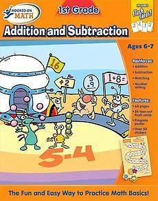 NEW Hooked on Math 1st Grade Addition and Subtraction [With Flash 
