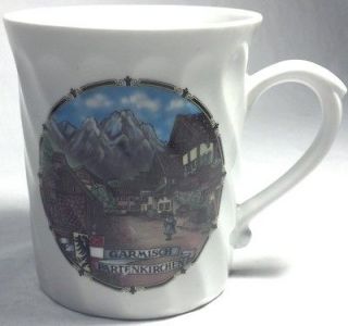   Ruhn Bavaria Germany Garmisch Partenkirchen Porcelain Coffee Cup Mug