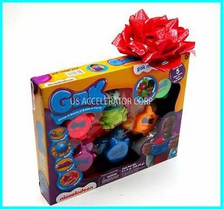 NEW Nickelodeon Gak Mega Pak 5 Colors & Gak Splat Slime Goo Pack for 
