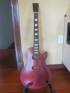 2005 Red Gibson Les Paul Faded Project Guitar