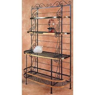 Grace 48 Wrought Iron French Bakers Rack