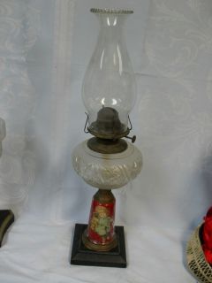 reverse painted glass lamps