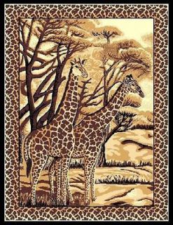 giraffe rug in Home & Garden