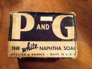 Vintage Procter & Gamble White Naphtha Soap Bar, Unused Original