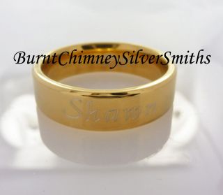 gold name ring in Rings