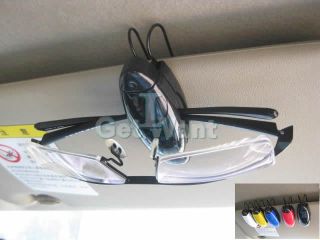 New Colorful Car Auto Vehicle Sun Glass Eye Glasses Holder Clip Keeper 