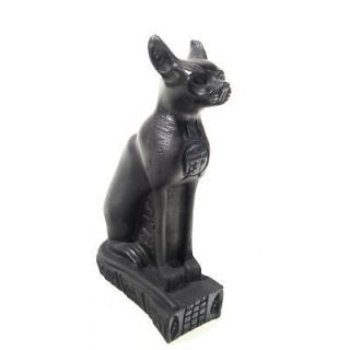 Ancient Egyptian   Black Bast Cat Figurine   Altar Goddess Bastet*