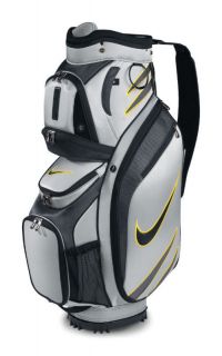 New NIKE M9 CART Golf Bag   SILVER/BLACK/T​OPAZ