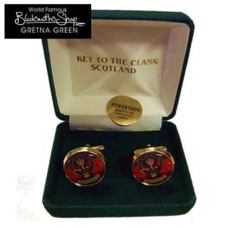 NEW CLAN CREST CUFFLINKS FAMILY NAMES G MacK GIFT BOXED